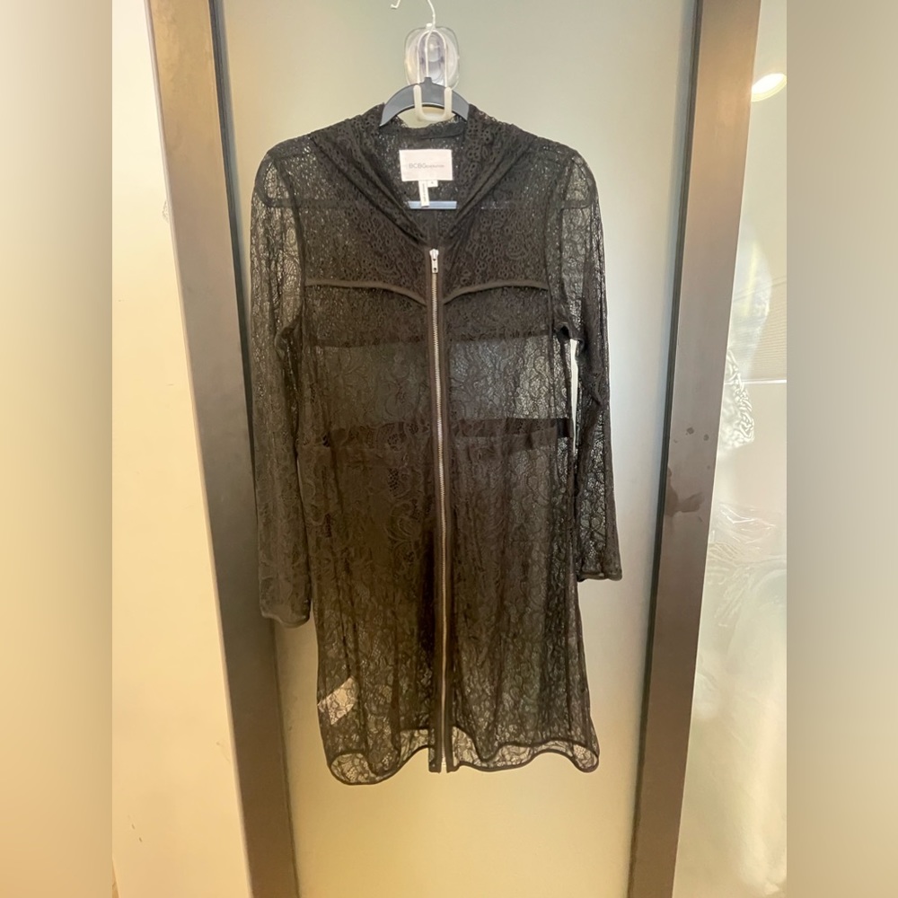 BCBG Lace cover up jacket